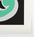 Ben-Eine-Letter-C-Screen print-green version Nelly-Duff-Art-2