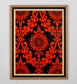 Obey Parlor Pattern screen print shepard fairey graffiti street art urbain serigraphie obey giant 3-1