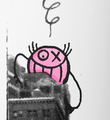 Andre Saraiva le fer a repasser flatiron Monsieur A mra  graffiti new york artwork screen print oeuvre serigraphie detail 1