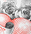 El Mac Miles MacGregor Amor y Arte artwork screen print oeuvre serigraphie 2017 edition 90 detail 2