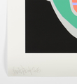 Ben-Eine-Letter-C-Screen print-green version Nelly-Duff-Art