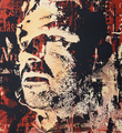 Vhils Alexandre Farto Corpocracy artwork enhanced screen print oeuvre art serigraphie rehaussee detail 1