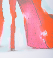 Tilt Closer To God In Heels screen print artwork serigraphie oeuvre detail 2