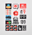 Planche de stickers (recto verso)