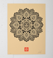 Mandala Ornament 2 cream