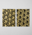 Pattern of corruption (gold black)